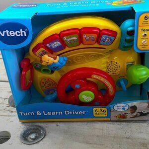NIB Vtech Turn and Learn Driver Toy Ages 6-36 months